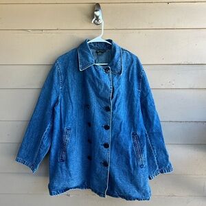 Lauren Ralph Lauren Vintage Denim Pea Coats - Size 2X